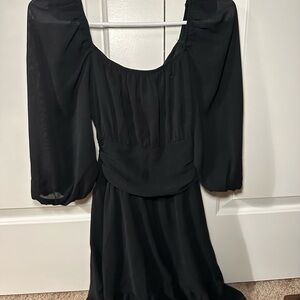 Elegant Black Women's Dress